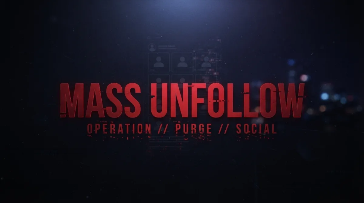 Mass Unfollow